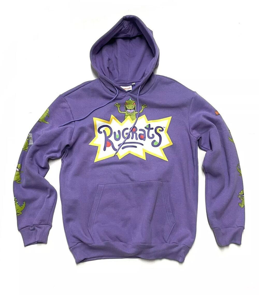 Rugrats Reptar Hoodie Size M Nickelodeon Sweatshirt Pullover NWOT Unisex Hoody